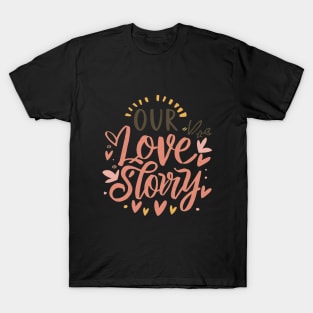 Love Story Capturing Moments Valentine's Day T-Shirt